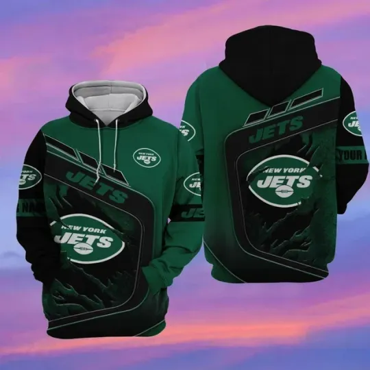 Discover New York Football Team Jetss 3D Hoodie, Unisex Adults S-5XL