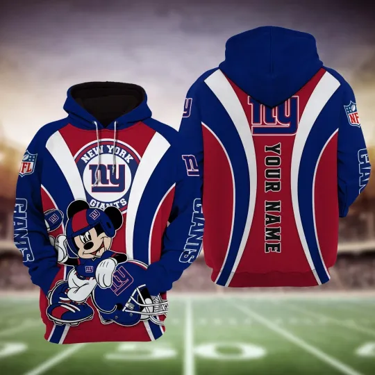 Discover New York Football Team Giantss 3D Hoodie, Unisex Adults S-5XL