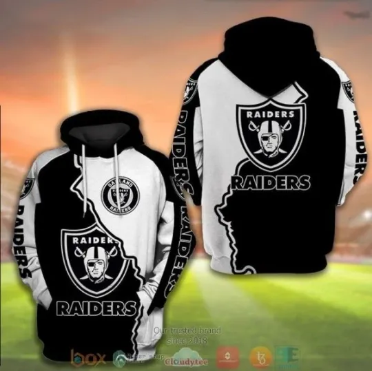 Las Vegas Football Team Raiderss 3D Hoodie, Unisex Adults S-5XL