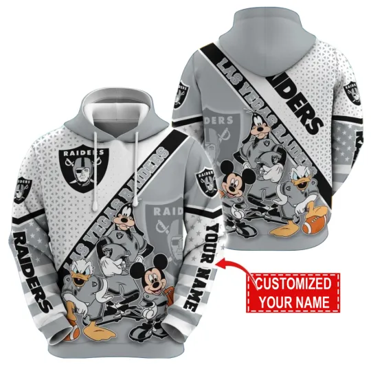 Discover Las Vegas Football Team Raiderss 3D Hoodie, Unisex Adults S-5XL