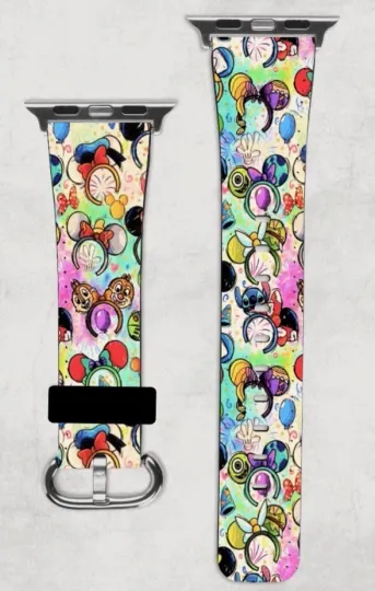 Discover Disney Mickey Ears Characters Apple Watch Band NEW 38/40/41 & 42/44/45 Chip Dale