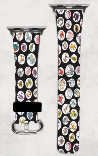 Discover PKM Characters Apple Watch Band NEW 38/40/41 & 42/44/45