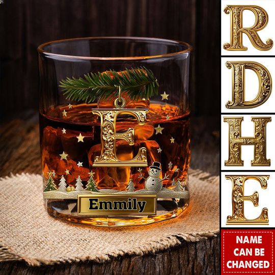 Discover Merry Christmas! - Personalized Family Whiskey Glass