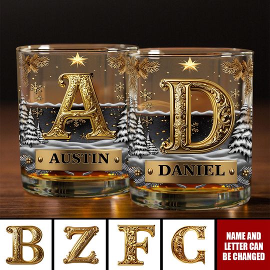 Discover Merry Christmas - Personalized Whisky Glass