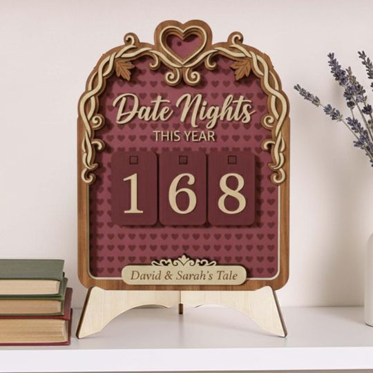 Discover Personalized Couple Adventure Tracker Sign, New Places Visited This Year Counter, Travel Goal Board Gift, Anniversary Gift for Couple