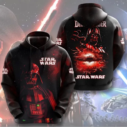 Discover Star Wars Darth Vader All Over Print Hoodie