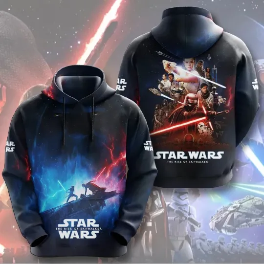 Discover Star Wars The Rise Of Skywalker Hoodie All Over Print