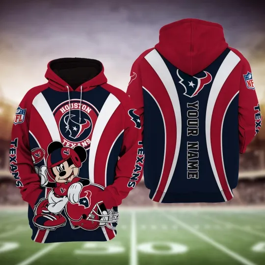 Discover Houston Football Team Texanss 3D Hoodie, Unisex Adults S-5XL