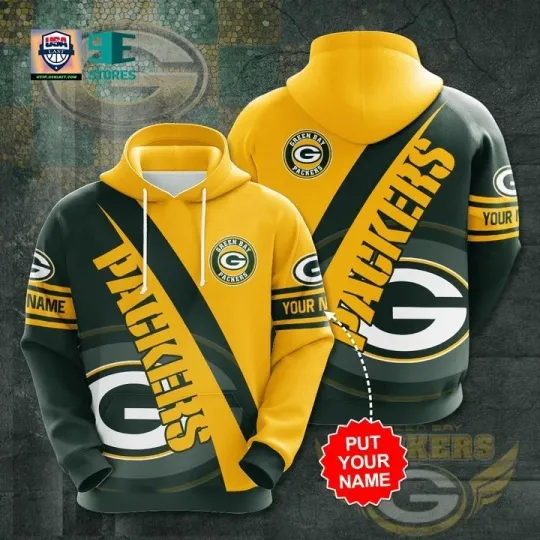 Discover Green Bay Football Team Packerss  3D Hoodie, Unisex Adults S-5XL