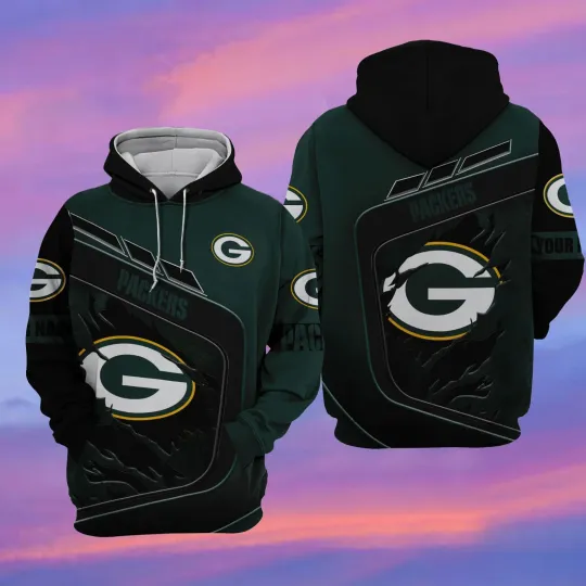 Discover Green Bay Football Team Packerss  3D Hoodie, Unisex Adults S-5XL