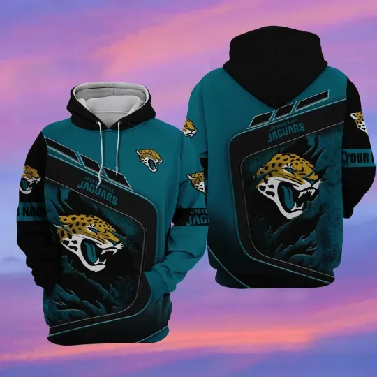 Discover Jacksonville Football Team Jaguarss 3D Hoodie, Unisex Adults S-5XL
