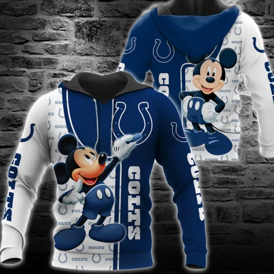 Indianapolis Football Team Coltss  3D Hoodie, Unisex Adults S-5XL