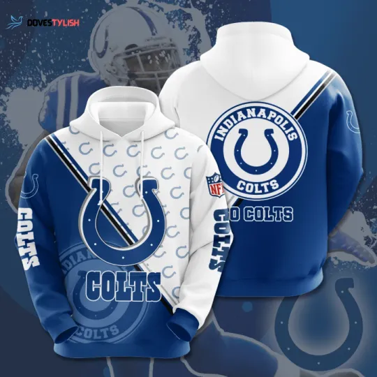 Indianapolis Football Team Coltss  3D Hoodie, Unisex Adults S-5XL