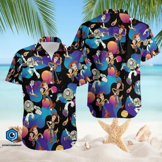 Discover Toy Story Hawaii Shirt, Woody Buzz Lightyear Hawaiian Shirt