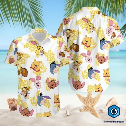 Discover Winnie the Pooh Hawaiian Shirt, Pooh and Friends Tropical Hawaii Shirt