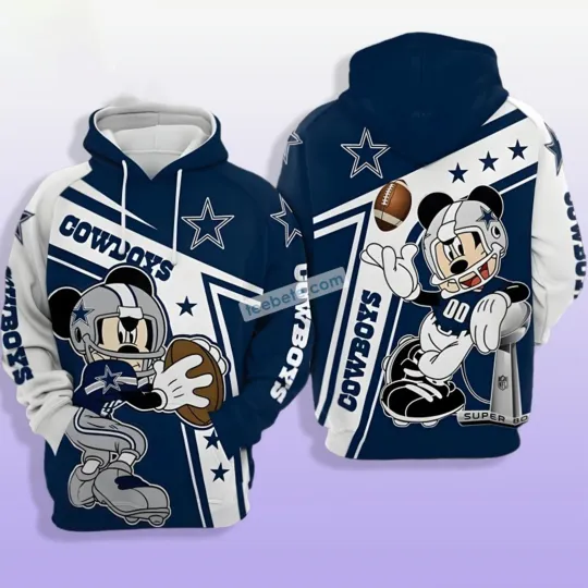 Discover Dallas Football Team Cowboyss 3D Hoodie, Unisex Adults S-5XL