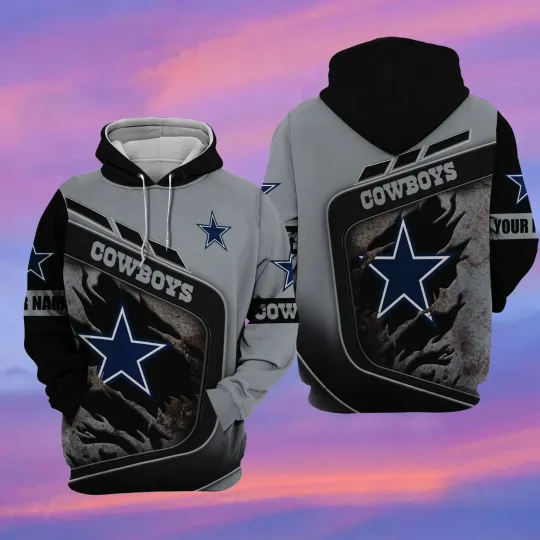 Discover Dallas Football Team Cowboyss 3D Hoodie, Unisex Adults S-5XL
