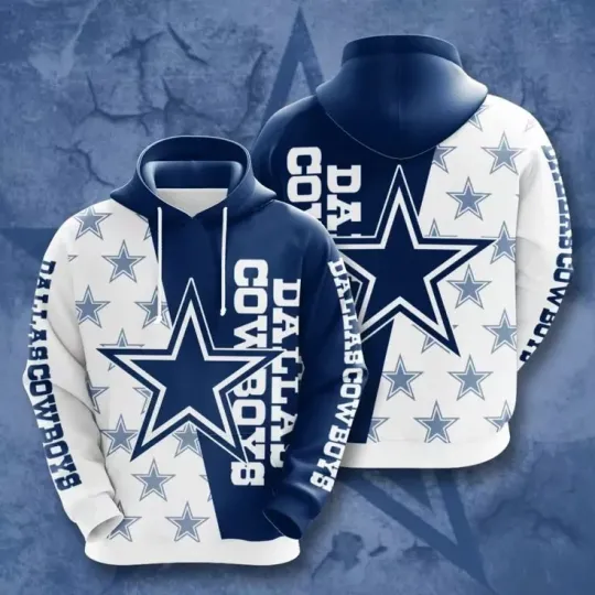 Discover Dallas Football Team Cowboyss 3D Hoodie, Unisex Adults S-5XL