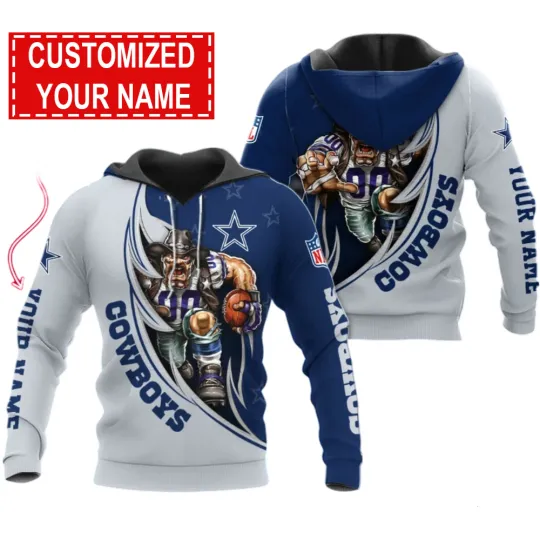 Discover Dallas Football Team Cowboyss 3D Hoodie, Unisex Adults S-5XL