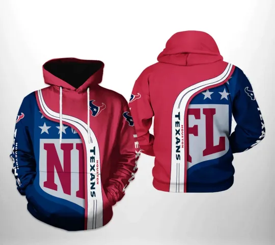 Houston Football Team Texanss 3D Hoodie, Unisex Adults S-5XL