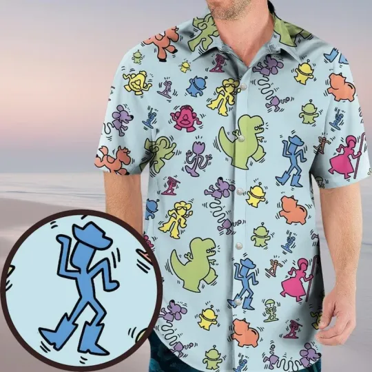 Toy Story Hawaiian Shirt, Pixar Vacation Shirt, Toy Story Gifts