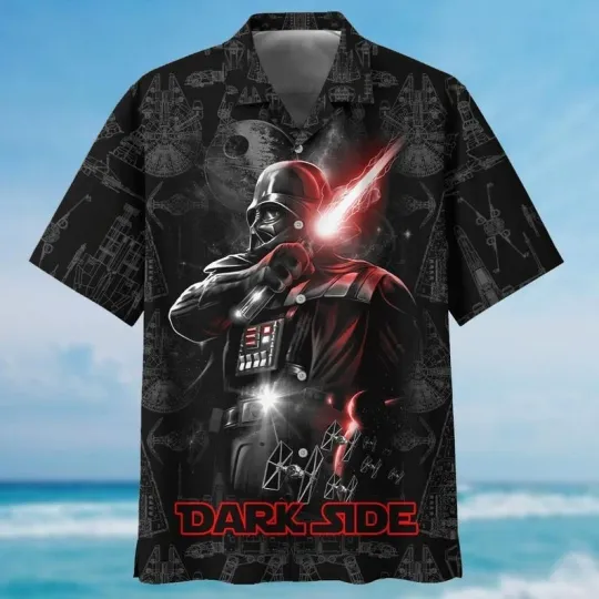 Discover Darth Vader Hawaiian Shirt, Star Wars Button Shirt, Magic Kingdom Shirt