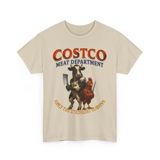 Discover Cow and Chicken Meat Department T-Shirt