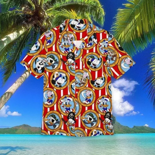 Discover Disney Cruise Hawaiian Shirt Unisex, Button-Down, Luau Beach Party, Summer Vacat