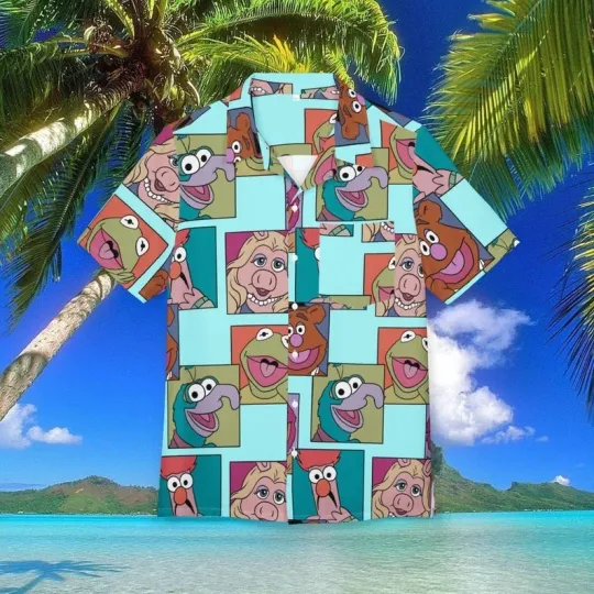 Discover The Muppets Hawaiian Shirt Unisex, Button-Down, Luau Beach Party, Summer Vacatio