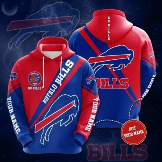 Discover Buffalo Football Team Billss 3D Hoodie, Unisex Adults S-5XL