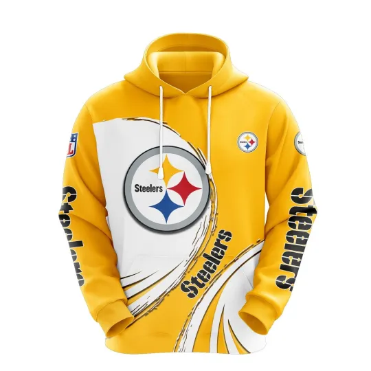 Pittsburgh Football Team Steelerss 3D Hoodie, Unisex Adults S-5XL