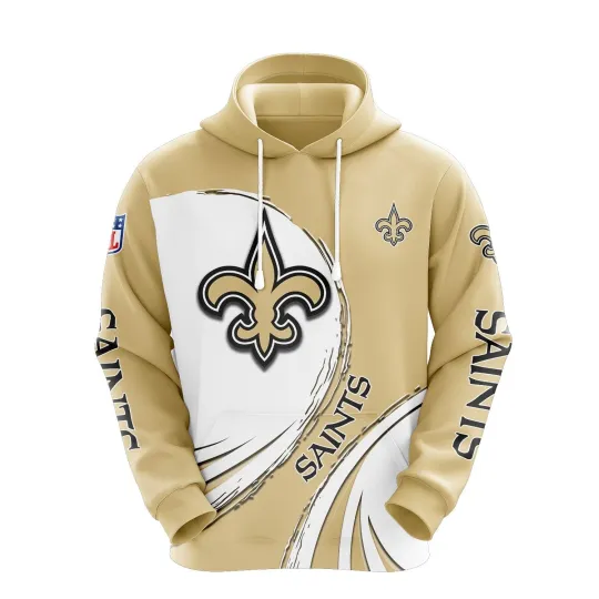 Discover New Orleans Football Team Saintss 3D Hoodie, Unisex Adults S-5XL