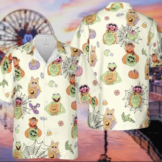 Discover Funny The Muppets Characters Halloween Hawaiian Shirt