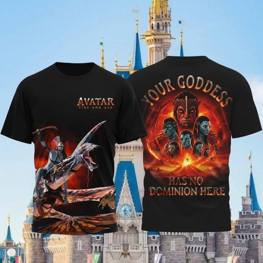 Discover Disney Avatar Fire and Ash T-Shirt, Jake Sully and Neytiri, Avatar Fans Gift