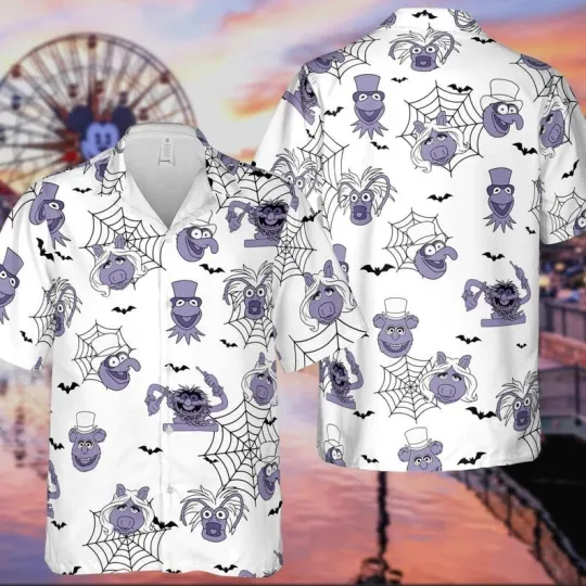 Discover Retro Muppets Haunted Mansion Hawaiian Shirt