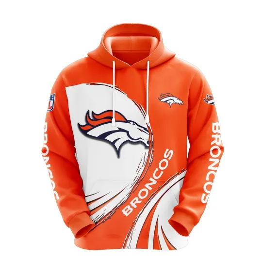 Discover Denver Football Team Broncoss 3D Hoodie, Unisex Adults S-5XL