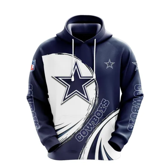 Discover Dallas Football Team Cowboyss 3D Hoodie, Unisex Adults S-5XL
