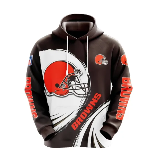 Discover Cleveland Football Team Brownss 3D Hoodie, Unisex Adults S-5XL