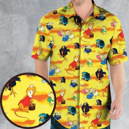 Discover From The Great Owl to Mrs. Brisby Secret of NIMH Hawaiian Shirt