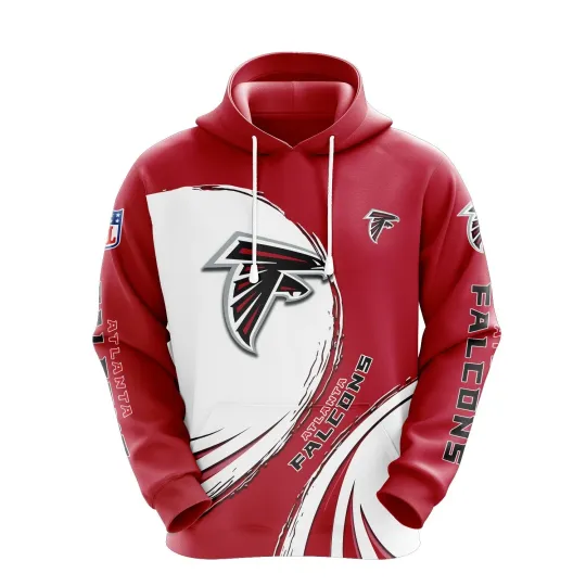Atlanta Football Team Falconss 3D Hoodie, Unisex Adults S-5XL