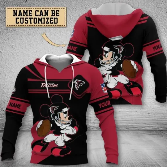 Discover Atlanta Football Team Falconss 3D Hoodie, Unisex Adults S-5XL