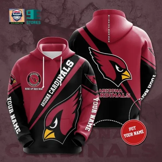 Discover Arizonna Team Cardinalss 3D Hoodie, Men and Women Full Size S-5XL