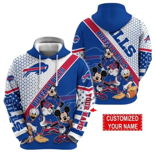 Discover Buffalo Football Team Billss 3D Hoodie, Unisex Adults S-5XL