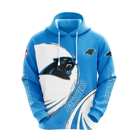 Discover Carolina Football Team Pantherss 3D Hoodie, Unisex Adults S-5XL