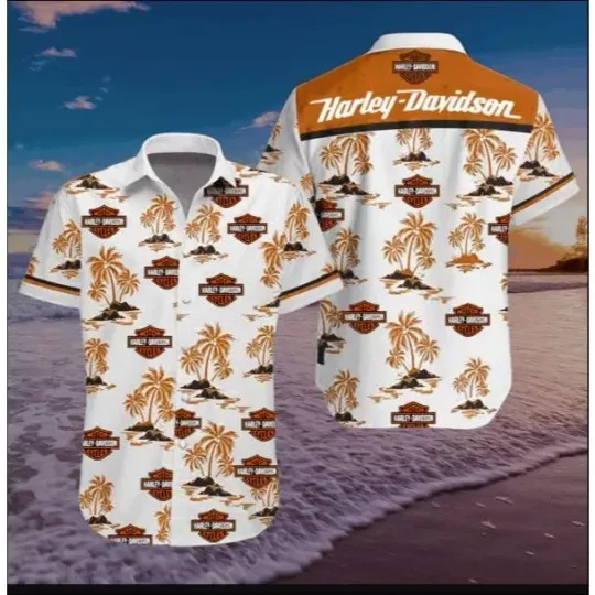 Discover Harley Racing Davidsonn 3D Hawaiian Shirt