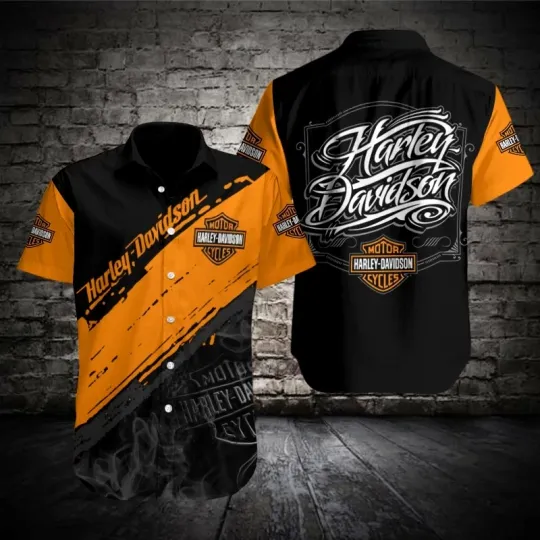 Discover Harley Racing Davidsonn 3D Hawaiian Shirt