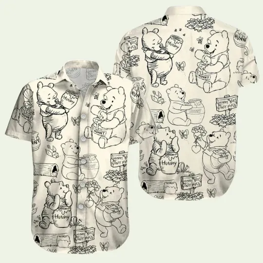 Discover Disney Pooh Hawaiian Shirt, Unisex Adult