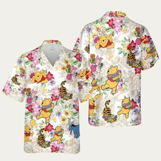 Discover Winnie The Pooh Tropical Hawaiian Shirt, Unisex Adult