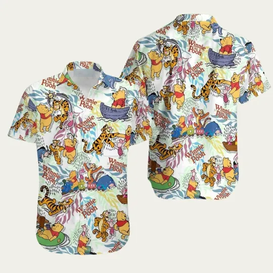 Discover Winnie The Pooh Disney Cartoon Funny Hawaiian Shirt, Unisex Adult