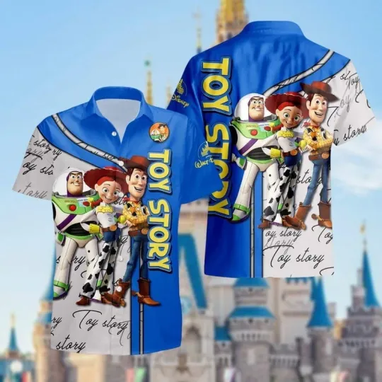 Discover Toy Story Hawaiian Shirt, Bu ZZ Lightyear Button Shirt Men